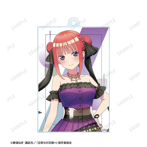 『五等分の花嫁∽』rockin’starコラボ 描き下ろし 中野二乃 ロックアイドルver. 2連ワイヤーBIGアクリルキーホルダー【202501再販】