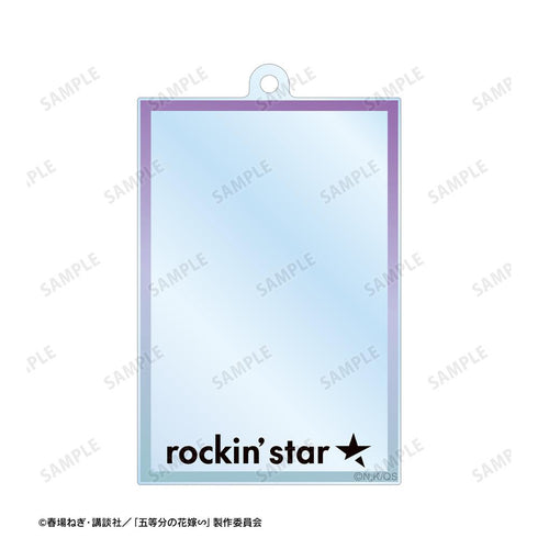 『五等分の花嫁∽』rockin’starコラボ 描き下ろし 中野二乃 ロックアイドルver. 2連ワイヤーBIGアクリルキーホルダー【202501再販】