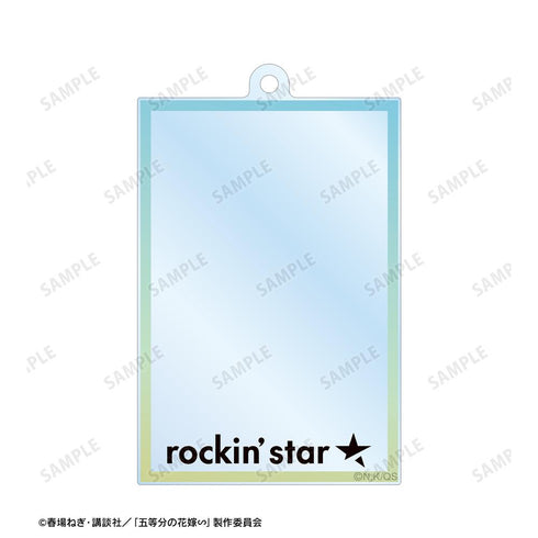 『五等分の花嫁∽』rockin’starコラボ 描き下ろし 中野三玖 ロックアイドルver. 2連ワイヤーBIGアクリルキーホルダー【202501再販】