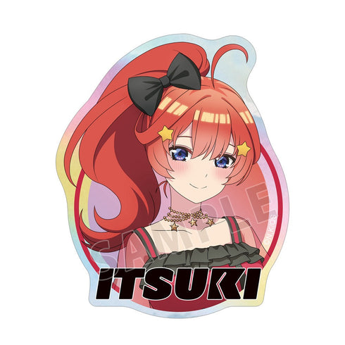 『五等分の花嫁∽』rockin’starコラボ 描き下ろし 中野五月 ロックアイドルver. オーロラステッカー
