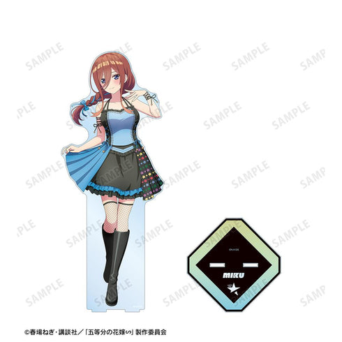 『五等分の花嫁∽』rockin’starコラボ 描き下ろし 中野三玖 ロックアイドルver. 特大アクリルスタンド【202501再販】