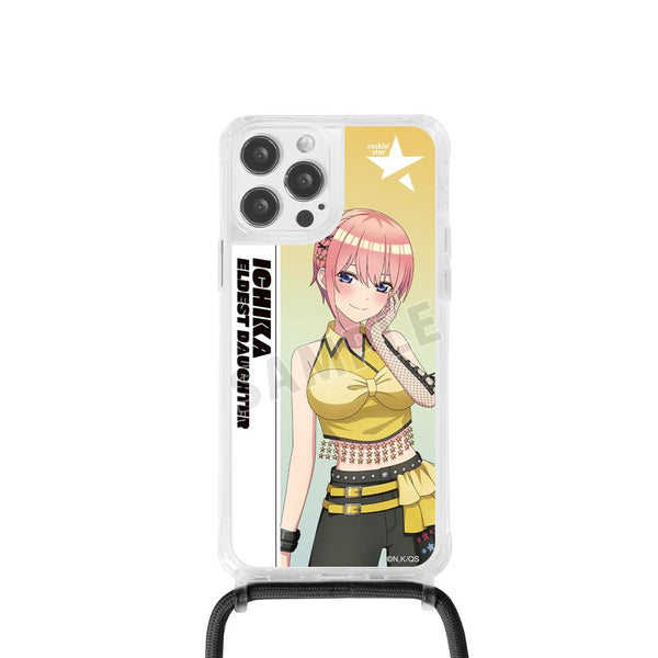 『五等分の花嫁∽』rockin’starコラボ 描き下ろし 中野一花 ロックアイドルver. ショルダーiPhoneケース【202501再販】