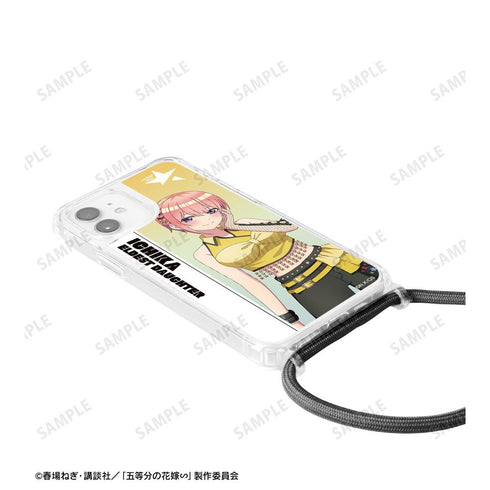 『五等分の花嫁∽』rockin’starコラボ 描き下ろし 中野一花 ロックアイドルver. ショルダーiPhoneケース【202501再販】