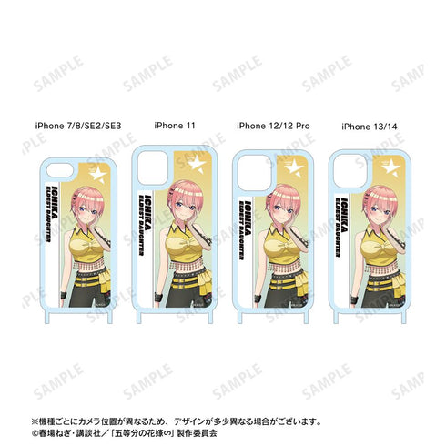 『五等分の花嫁∽』rockin’starコラボ 描き下ろし 中野一花 ロックアイドルver. ショルダーiPhoneケース【202501再販】