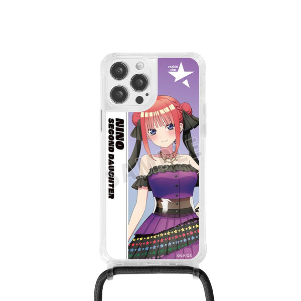 『五等分の花嫁∽』rockin’starコラボ 描き下ろし 中野二乃 ロックアイドルver. ショルダーiPhoneケース【202501再販】