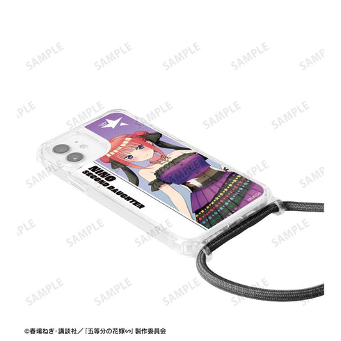 『五等分の花嫁∽』rockin’starコラボ 描き下ろし 中野二乃 ロックアイドルver. ショルダーiPhoneケース【202501再販】