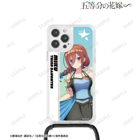 『五等分の花嫁∽』rockin’starコラボ 描き下ろし 中野三玖 ロックアイドルver. ショルダーiPhoneケース【202501再販】