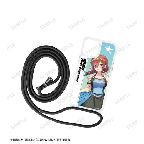 『五等分の花嫁∽』rockin’starコラボ 描き下ろし 中野三玖 ロックアイドルver. ショルダーiPhoneケース【202501再販】