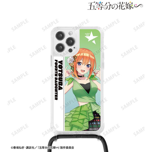 『五等分の花嫁∽』rockin’starコラボ 描き下ろし 中野四葉 ロックアイドルver. ショルダーiPhoneケース【202501再販】