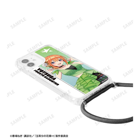 『五等分の花嫁∽』rockin’starコラボ 描き下ろし 中野四葉 ロックアイドルver. ショルダーiPhoneケース【202501再販】