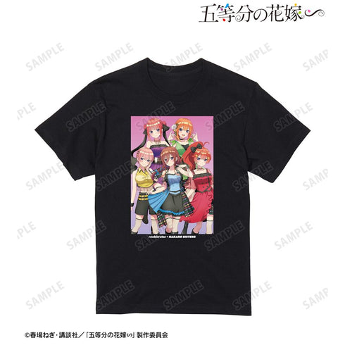 『五等分の花嫁∽』rockin’starコラボ 描き下ろし 集合 ロックアイドルver. Tシャツメンズ【202501再販】