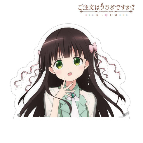 《是兔子嗎?BLOOM》全新繪製 千夜 偶像制服版 特大鏤空壓克力板【202604再版】