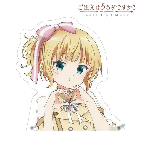『ご注文はうさぎですか? BLOOM』描き下ろし シャロ アイドル制服ver. 特大ダイカットアクリルパネル【202507再販】