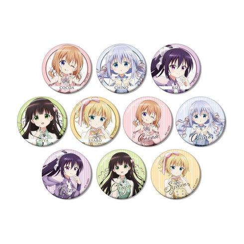 『ご注文はうさぎですか? BLOOM』描き下ろし アイドル制服ver. トレーディング缶バッジ(単位/BOX)【202507再販】