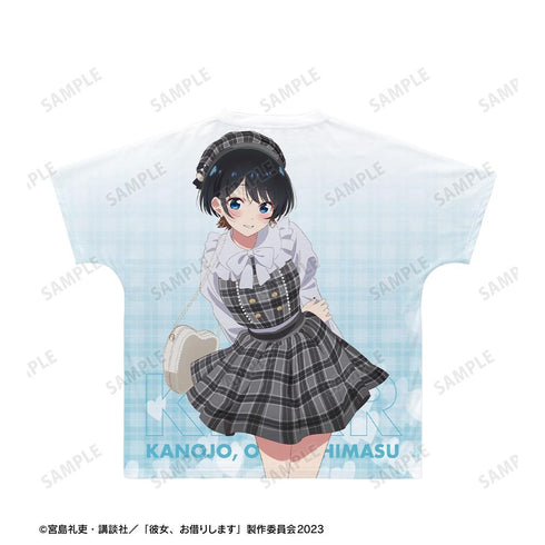 『彼女、お借りします』描き下ろし 更科瑠夏 ガーリーファッションver. フルグラフィックTシャツユニセックス【202501再販】