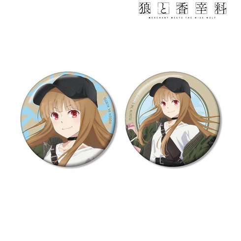《狼與香辛料 MERCHANT MEETS THE WISE WOLF》全新繪製 霍洛 休閒裝扮購物版 徽章2入組【202607再版】