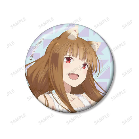 『狼と香辛料 MERCHANT MEETS THE WISE WOLF』描き下ろし ホロ キレイめファッションでお買い物ver. 缶バッジ2個セット【202603再販】