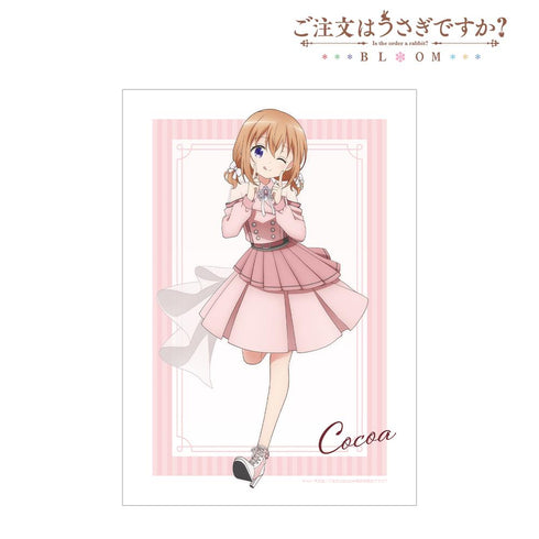 『ご注文はうさぎですか? BLOOM』描き下ろし ココア アイドル制服ver. A3マット加工ポスター【202507再販】