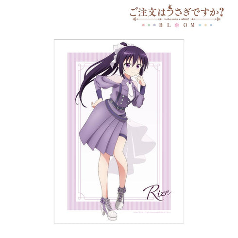『ご注文はうさぎですか? BLOOM』描き下ろし リゼ アイドル制服ver. A3マット加工ポスター【202507再販】