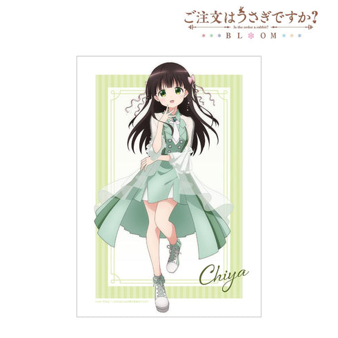 『ご注文はうさぎですか? BLOOM』描き下ろし 千夜 アイドル制服ver. A3マット加工ポスター【202507再販】