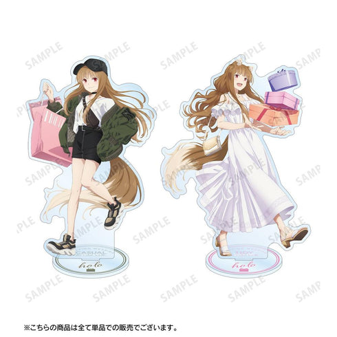 『狼と香辛料 MERCHANT MEETS THE WISE WOLF』描き下ろし ホロ カジュアルファッションでお買い物ver. BIGアクリルスタンド【202603再販】