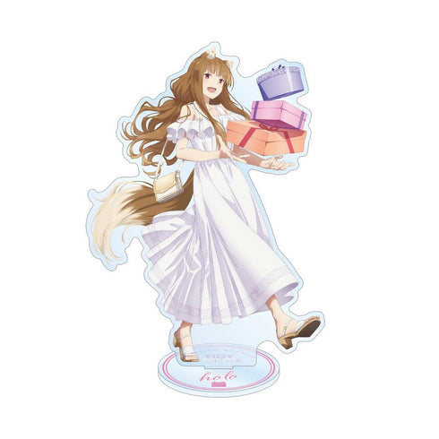 『狼と香辛料 MERCHANT MEETS THE WISE WOLF』描き下ろし ホロ キレイめファッションでお買い物ver. BIGアクリルスタンド【202603再販】