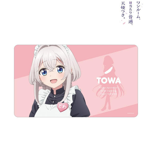 『ワンルーム、日当たり普通、天使つき。』描き下ろし とわ メイドver. マルチデスクマット【202502再販】