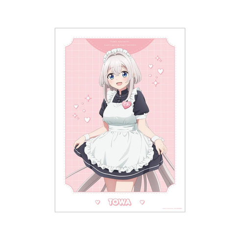 『ワンルーム、日当たり普通、天使つき。』描き下ろし とわ メイドver. A3マット加工ポスター【202502再販】