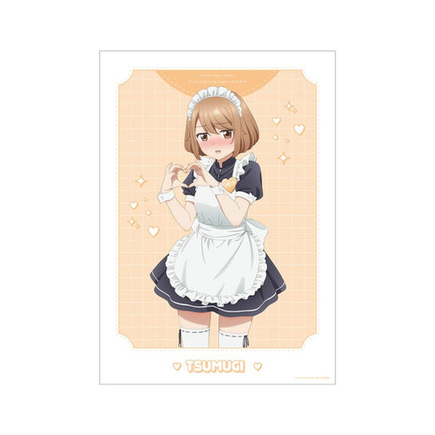 『ワンルーム、日当たり普通、天使つき。』描き下ろし 堤つむぎ メイドver. A3マット加工ポスター【202502再販】