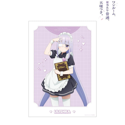『ワンルーム、日当たり普通、天使つき。』描き下ろし リリーシュカ メイドver. A3マット加工ポスター【202502再販】
