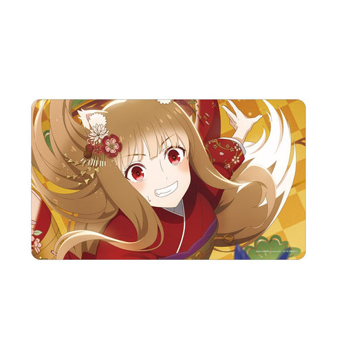 『狼と香辛料 MERCHANT MEETS THE WISE WOLF』ホロと巡る四季の物語:「お正月」ビジュアル マルチデスクマット