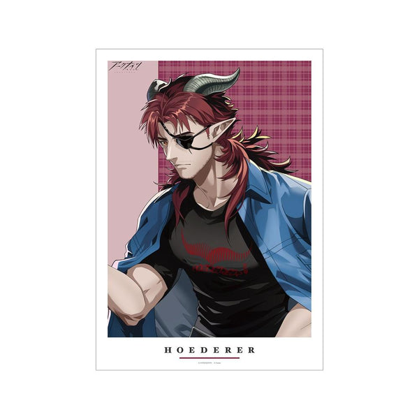 『アークナイツ』描き起こしイラスト ヘドリー ショッピングver. A3マット加工ポスター【202607再販】