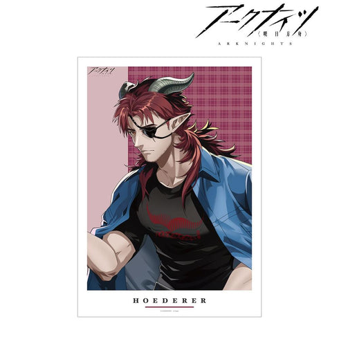 『アークナイツ』描き起こしイラスト ヘドリー ショッピングver. A3マット加工ポスター【202607再販】