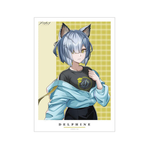 『アークナイツ』描き起こしイラスト デルフィーン ショッピングver. A3マット加工ポスター【202607再販】