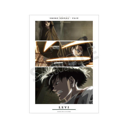 『進撃の巨人』リヴァイ 場面写A3マット加工ポスター vol.2