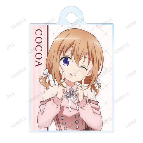 《是兔子嗎?BLOOM》全新繪製 可可 偶像制服版 雙連線壓克力鑰匙圈【202604再版】