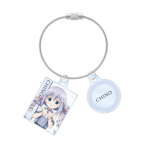 『ご注文はうさぎですか? BLOOM』描き下ろし チノ アイドル制服ver. 2連ワイヤーアクリルキーホルダー