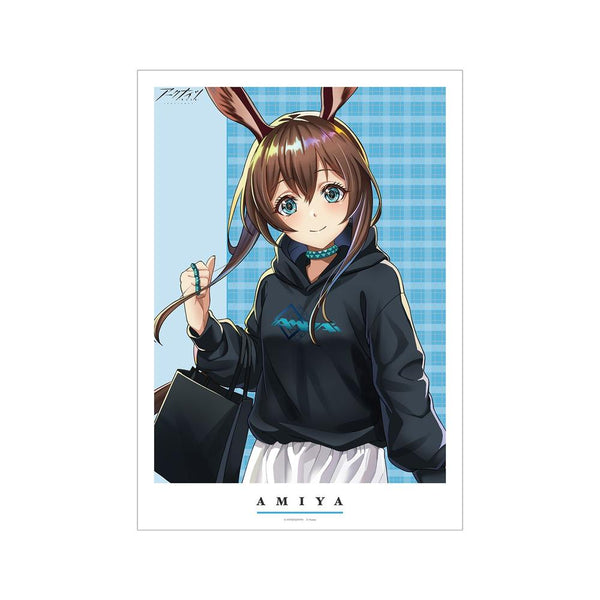 『アークナイツ』描き起こしイラスト アーミヤ ショッピングver. A3マット加工ポスター【202607再販】