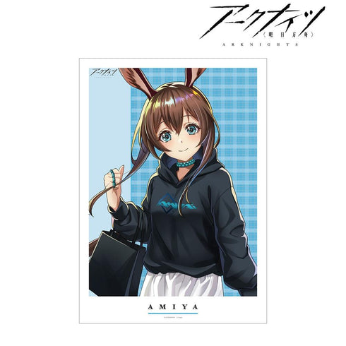 『アークナイツ』描き起こしイラスト アーミヤ ショッピングver. A3マット加工ポスター【202607再販】