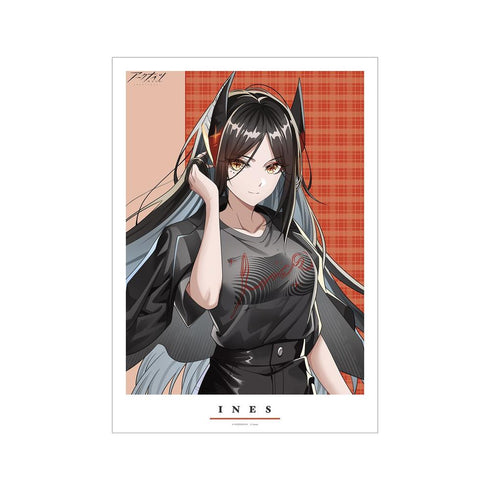 『アークナイツ』描き起こしイラスト イネス ショッピングver. A3マット加工ポスター【202607再販】