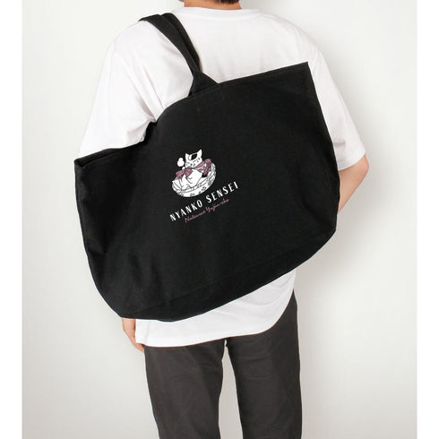 『夏目友人帳』描き下ろし ニャンコ先生 焼き芋ver. BIGジップトートバック