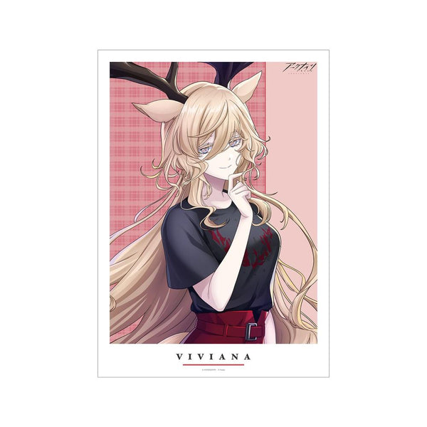 『アークナイツ』描き起こしイラスト ヴィヴィアナ ショッピングver. A3マット加工ポスター【202607再販】