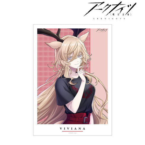 『アークナイツ』描き起こしイラスト ヴィヴィアナ ショッピングver. A3マット加工ポスター【202503再販】
