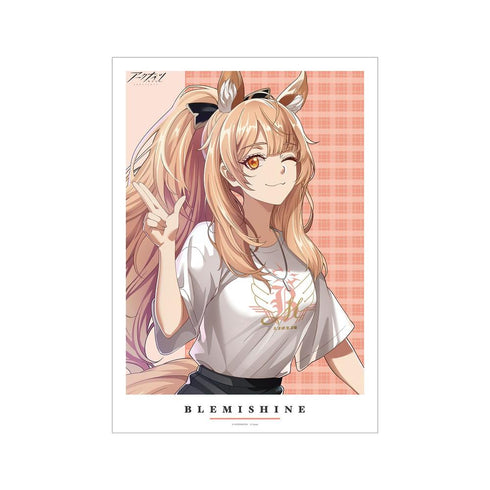 『アークナイツ』描き起こしイラスト ブレミシャイン ショッピングver. A3マット加工ポスター【202607再販】