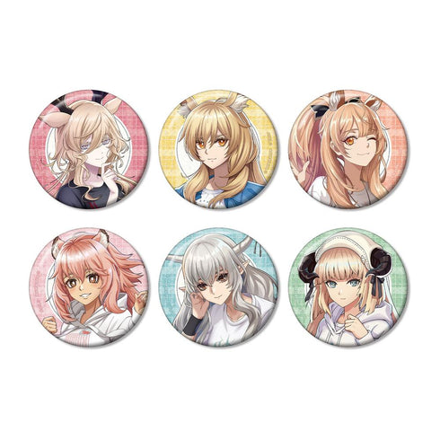 『アークナイツ』描き起こしイラスト ショッピングver. トレーディンググリッター缶バッジ ver.B(単位/BOX)【202503再販】