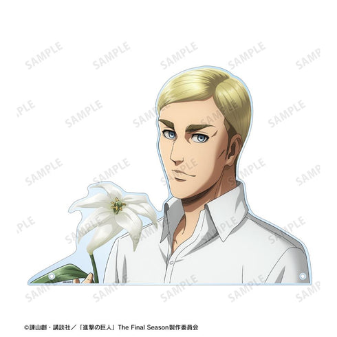 『進撃の巨人』描き下ろし エルヴィン Flower Shop ver. 特大ダイカットアクリルパネル【202510再販】