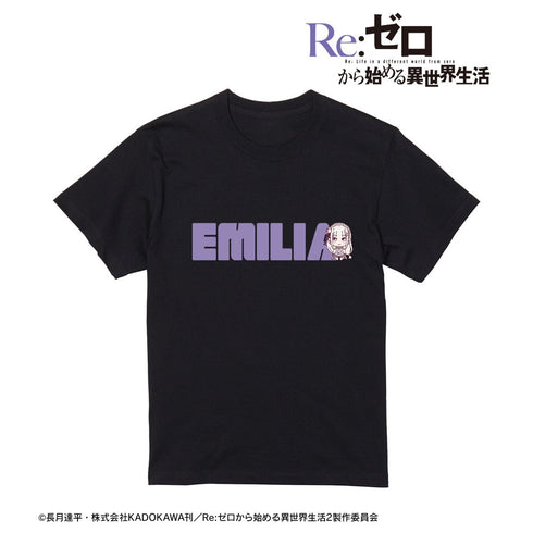 『Re:ゼロから始める異世界生活』エミリア ちょこんと! Tシャツレディース