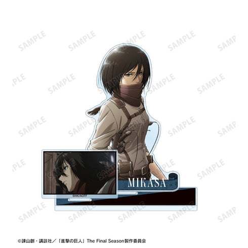 『進撃の巨人』ミカサ パーツ付きBIGアクリルスタンド【202504再販】
