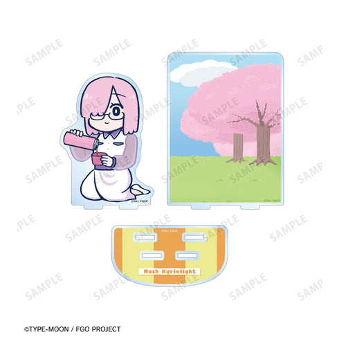 『Fate/Grand Order 藤丸立香はわからない』槌田先生 描き下ろし マシュ・キリエライト お花見ver. BIGアクリルスタンド【202601再販】