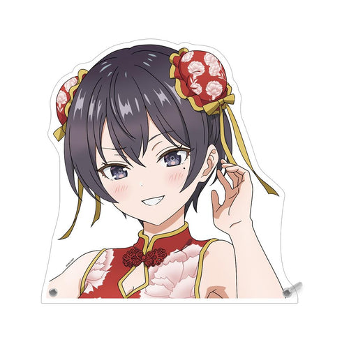 『時々ボソッとロシア語でデレる隣のアーリャさん』描き下ろし 茅咲 チャイナドレスver. 特大ダイカットアクリルパネル【202501再販】